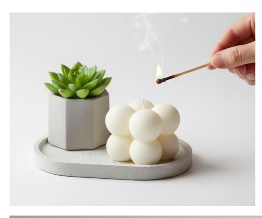 Soy Wax Scented Mini Bubble Cube Candle | Aesthetic Decor Scented Candle