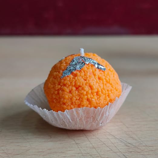 Motichoor Laddu Candles Premium Soy Wax Scented (Set of 6)