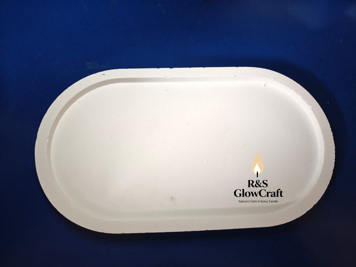 Concrete Oval Trinket Tray (Pack of 2)