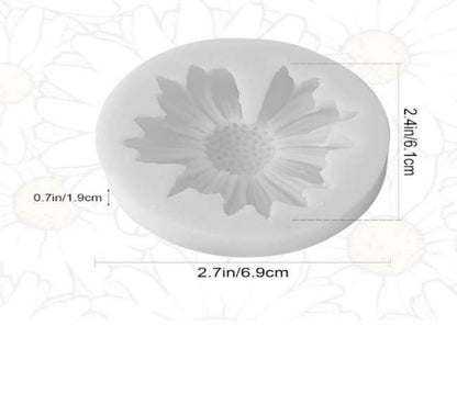 Daisy Flower candle mold