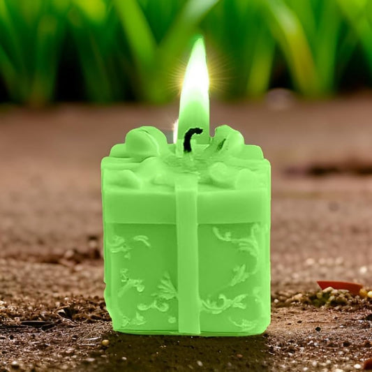 Gift Box Shape Decorative Candle