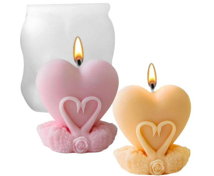Heart Love Swan Mold