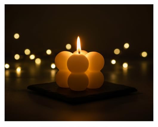 Soy Wax Scented Mini Bubble Cube Candle | Aesthetic Decor Scented Candle