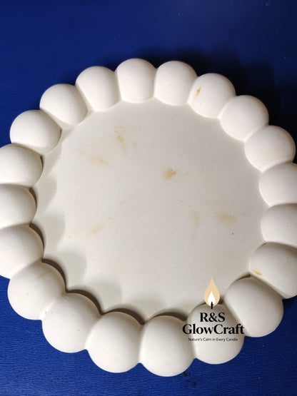 Handmade Concrete Bubble Trinket Tray (Pack of 2)