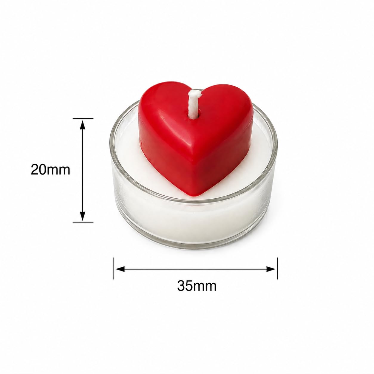 Poly Cup T-Candle 10-Pack Scented Soy Wax Tealight Candles