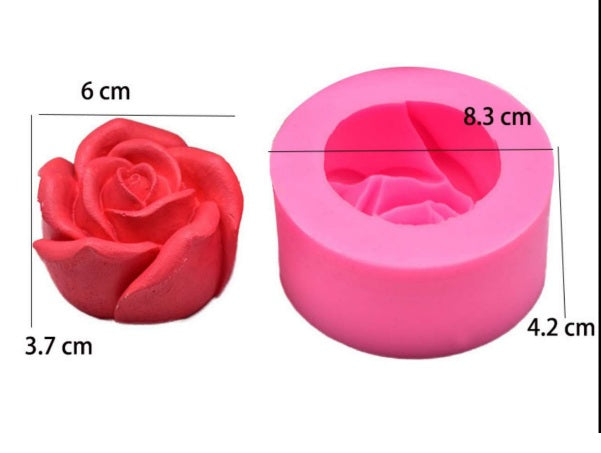 Rose Shaped Candle Mold