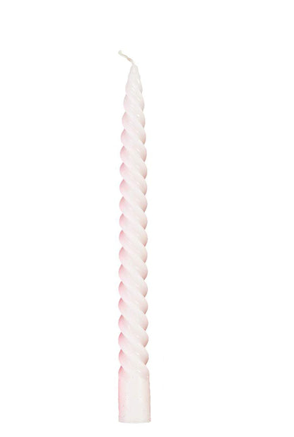 Spiral Pillar Taper Candle B (Pack of 4) Multicolor